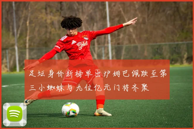 足坛身价新榜单出炉姆巴佩跌至第三小蜘蛛与九位亿元门将齐聚